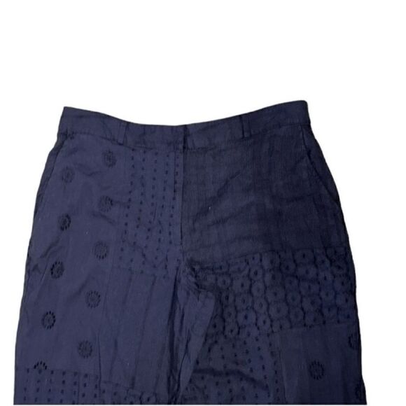 Zara Navy Blue Cotton Lightweight Embroidered
Pants/Trousers(Size Large) - Picture 5 of 8